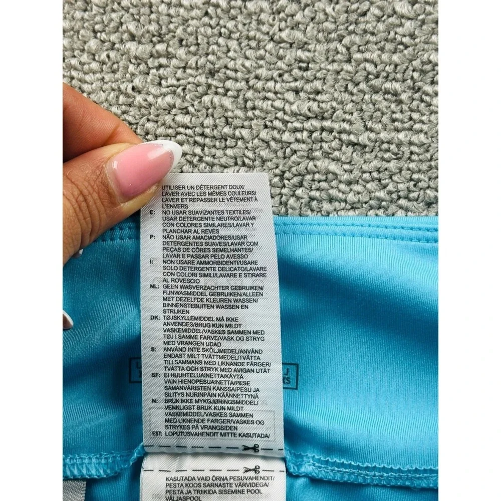 Adidas Skort Women XS Blue Athletic‎ Pockets Stretch Pull On Tennis Activewear